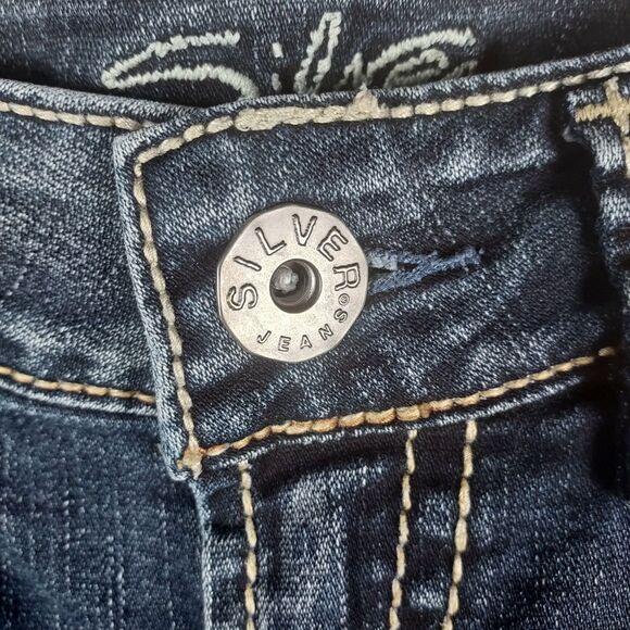 Silver Jeans Co Mckenzi Bootcut Jeans Women’s W29 L32 Distressed Denim - Picture 4 of 14